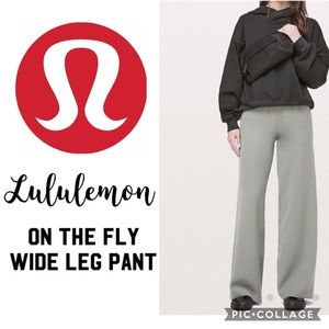 Lululemon On The Fly Wide Leg Pant (Woven)